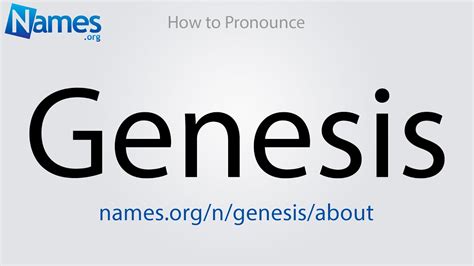 genesis definition antonym